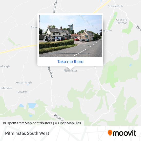 Pitminster map