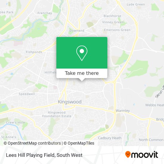 Lees Hill Playing Field map