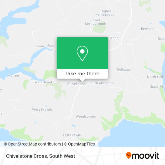 Chivelstone Cross map