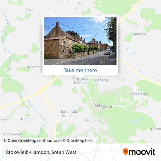 Stoke-Sub-Hamdon map