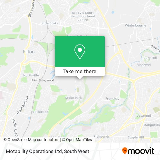 Motability Operations Ltd map