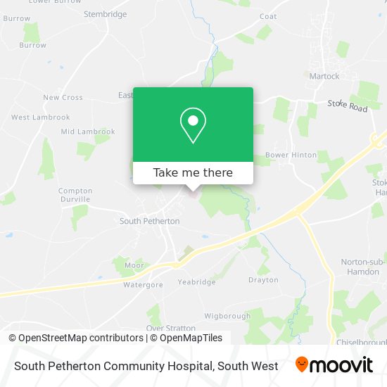 South Petherton Community Hospital map