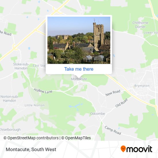 Montacute map