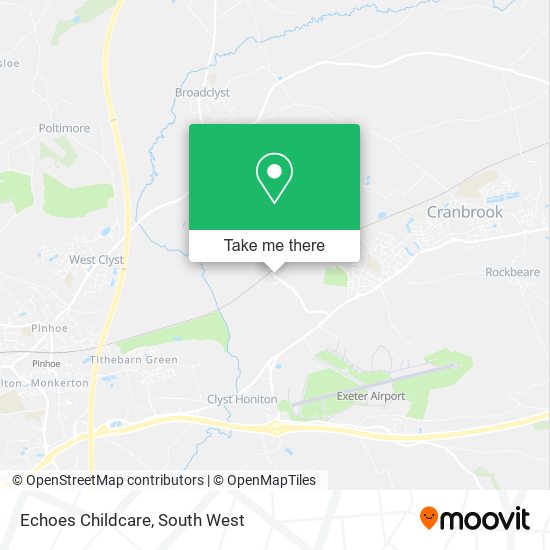 Echoes Childcare map