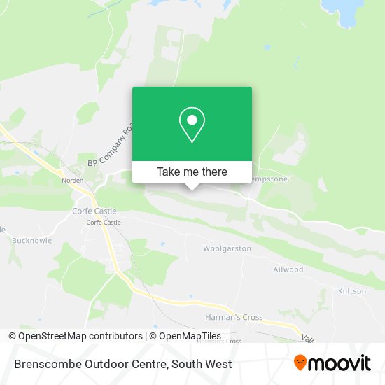 Brenscombe Outdoor Centre map