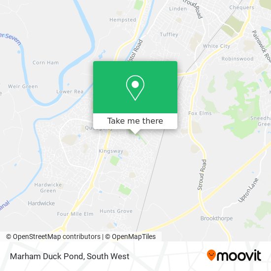 Marham Duck Pond map