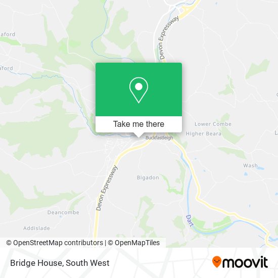 Bridge House map