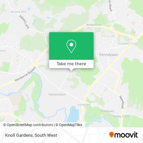 Knoll Gardens map