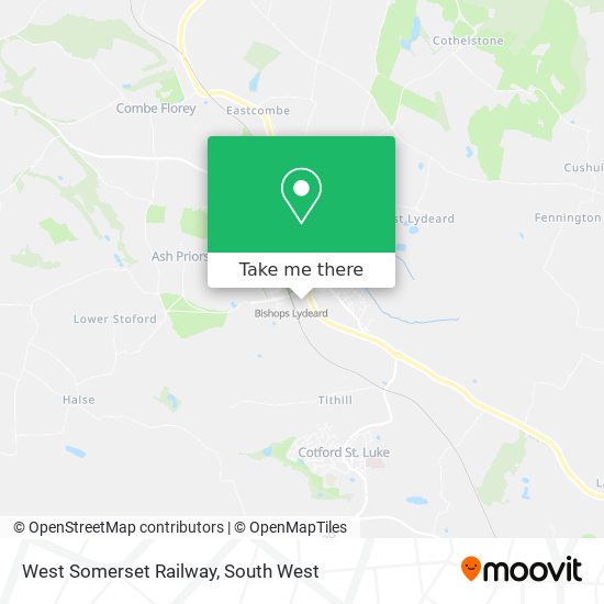 West Somerset Railway map