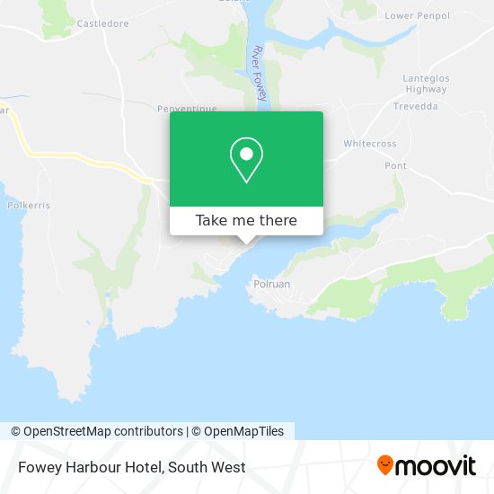 Fowey Harbour Hotel map