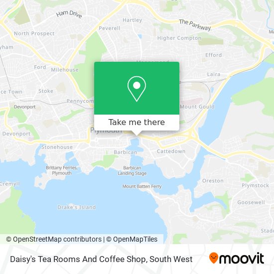 Daisy's Tea Rooms And Coffee Shop map