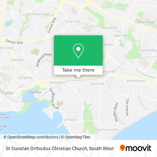 St Dunstan Orthodox Christian Church map