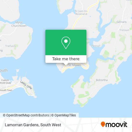 Lamorran Gardens map