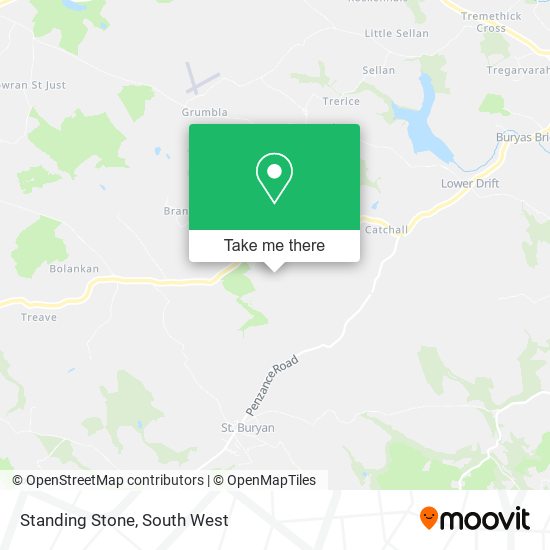 Standing Stone map