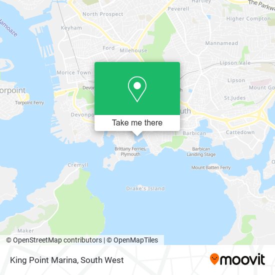 King Point Marina map