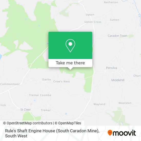 Rule's Shaft Engine House (South Caradon Mine) map