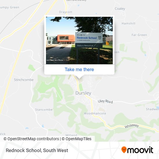 Rednock School map