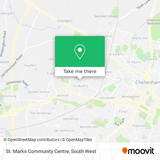 St. Marks Community Centre map