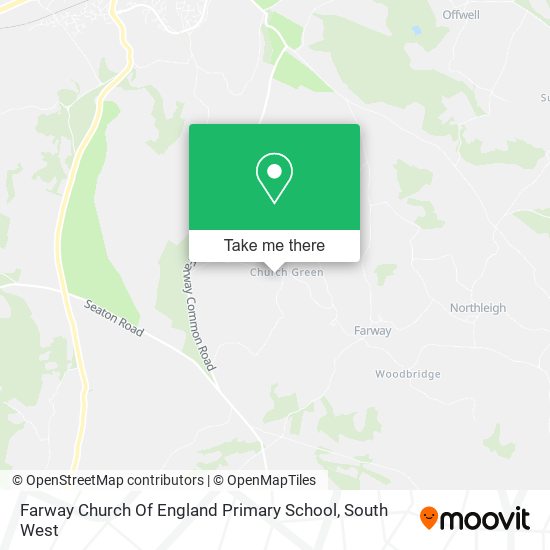 Farway Church Of England Primary School map