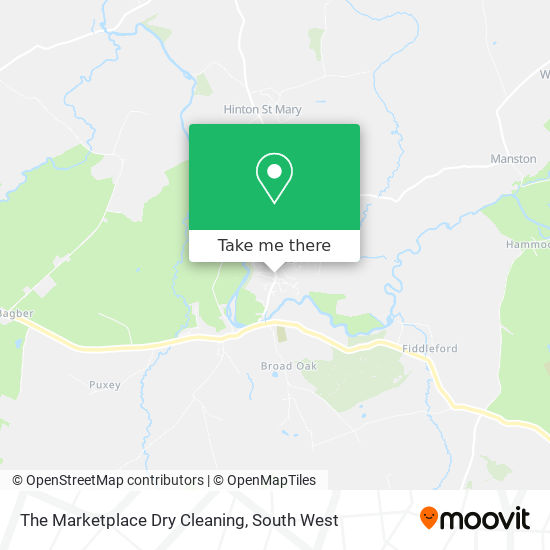 The Marketplace Dry Cleaning map