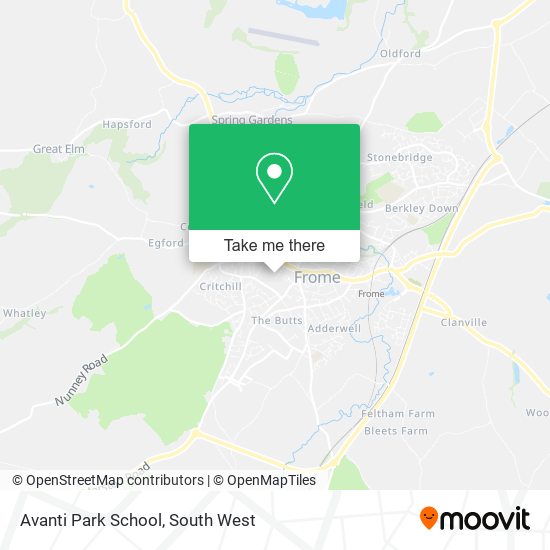 Avanti Park School map