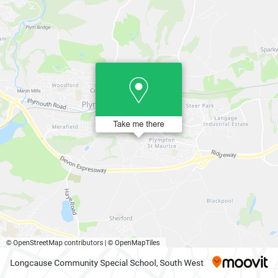 Longcause Community Special School map