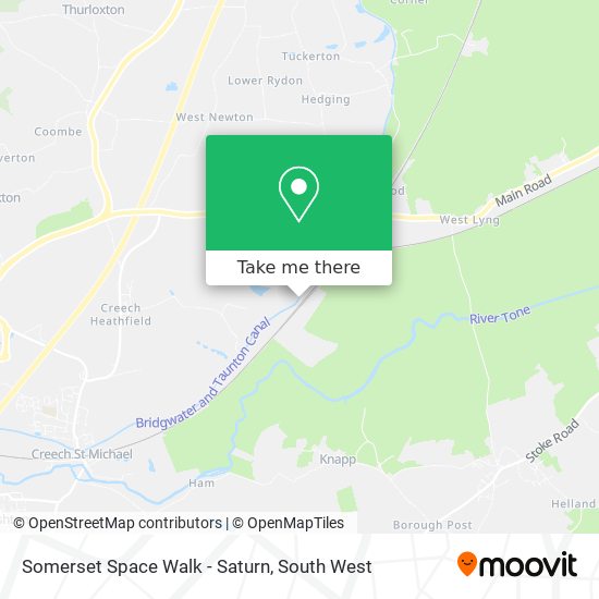 Somerset Space Walk - Saturn map