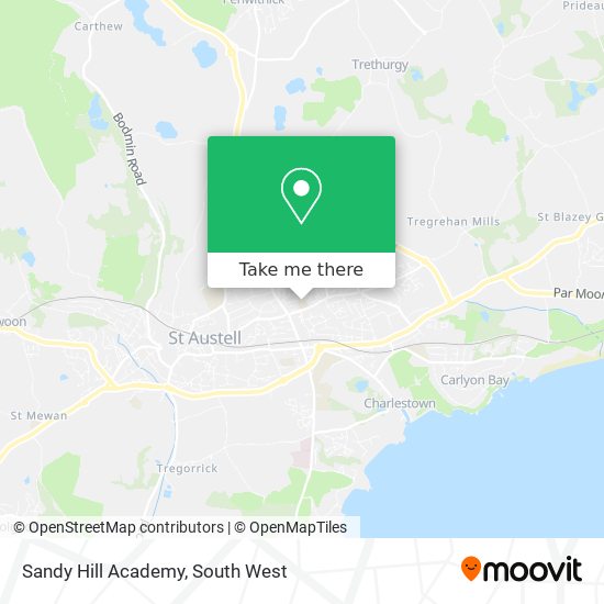Sandy Hill Academy map