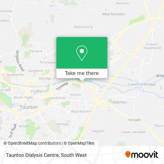Taunton Dialysis Centre map
