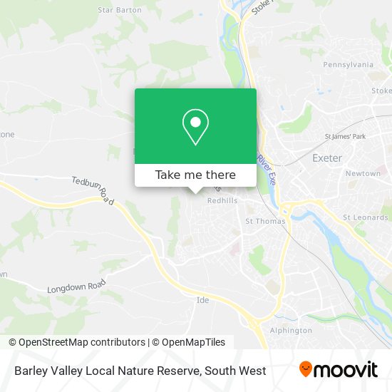 Barley Valley Local Nature Reserve map
