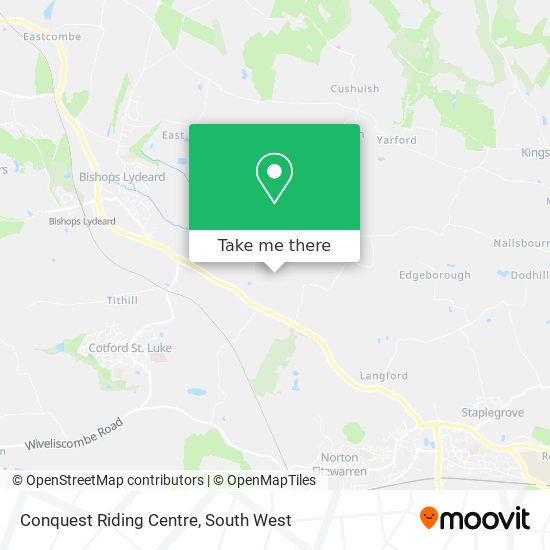 Conquest Riding Centre map