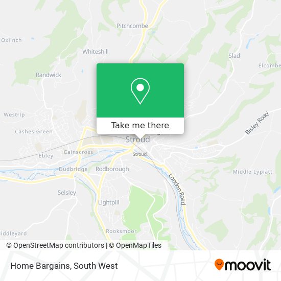 Home Bargains map