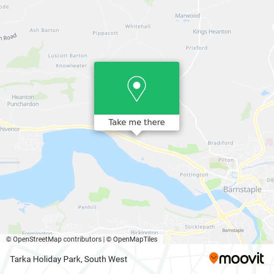 Tarka Holiday Park map