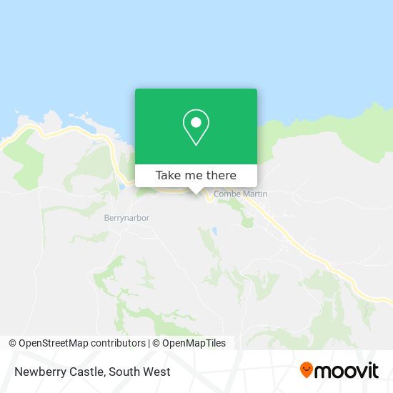 Newberry Castle map