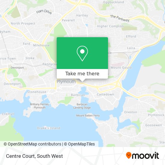 Centre Court map