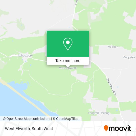West Elworth map