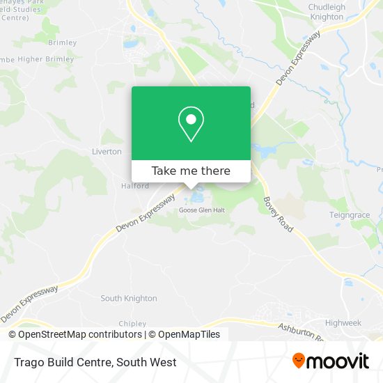 Trago Build Centre map