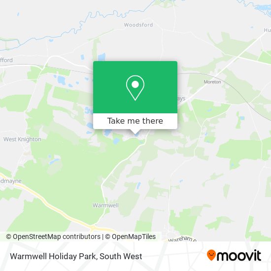 Warmwell Holiday Park map