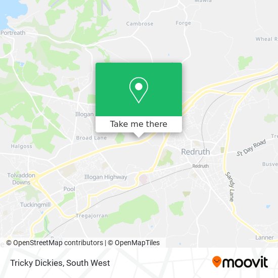 Tricky Dickies map