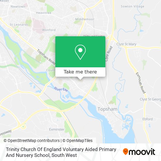 Trinity Church Of England Voluntary Aided Primary And Nursery School map