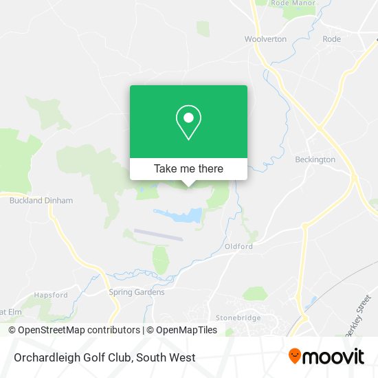 Orchardleigh Golf Club map
