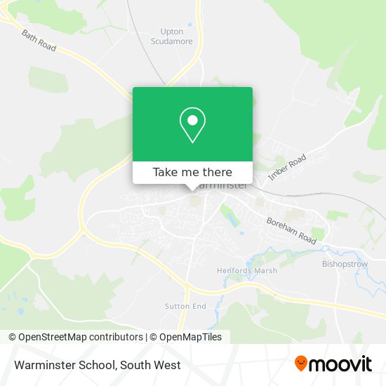 Warminster School map