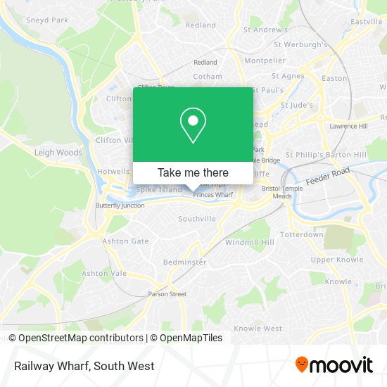 Railway Wharf map