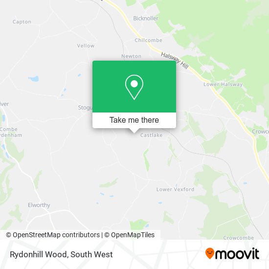 Rydonhill Wood map