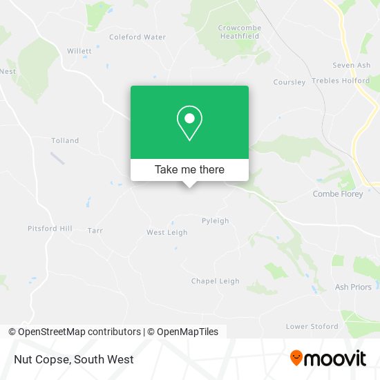 Nut Copse map