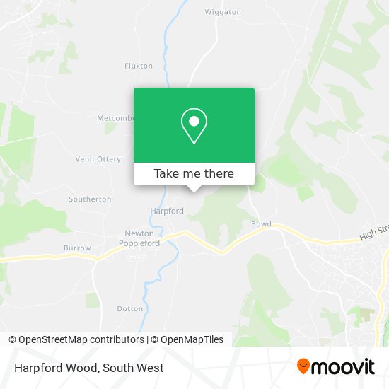 Harpford Wood map