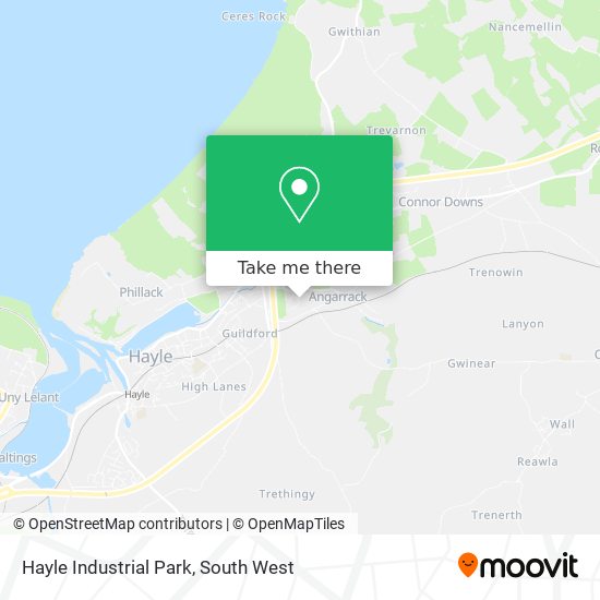 Hayle Industrial Park map
