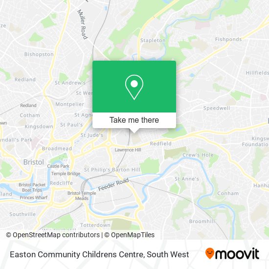 Easton Community Childrens Centre map