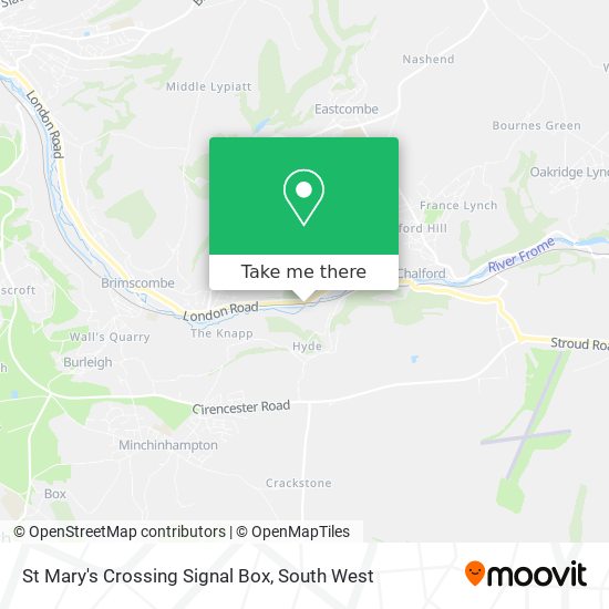 St Mary's Crossing Signal Box map