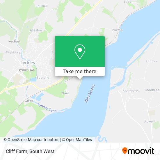 Cliff Farm map
